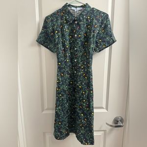 NWT Hill House Laura Shirt Dress MSRP $265 100% Linen